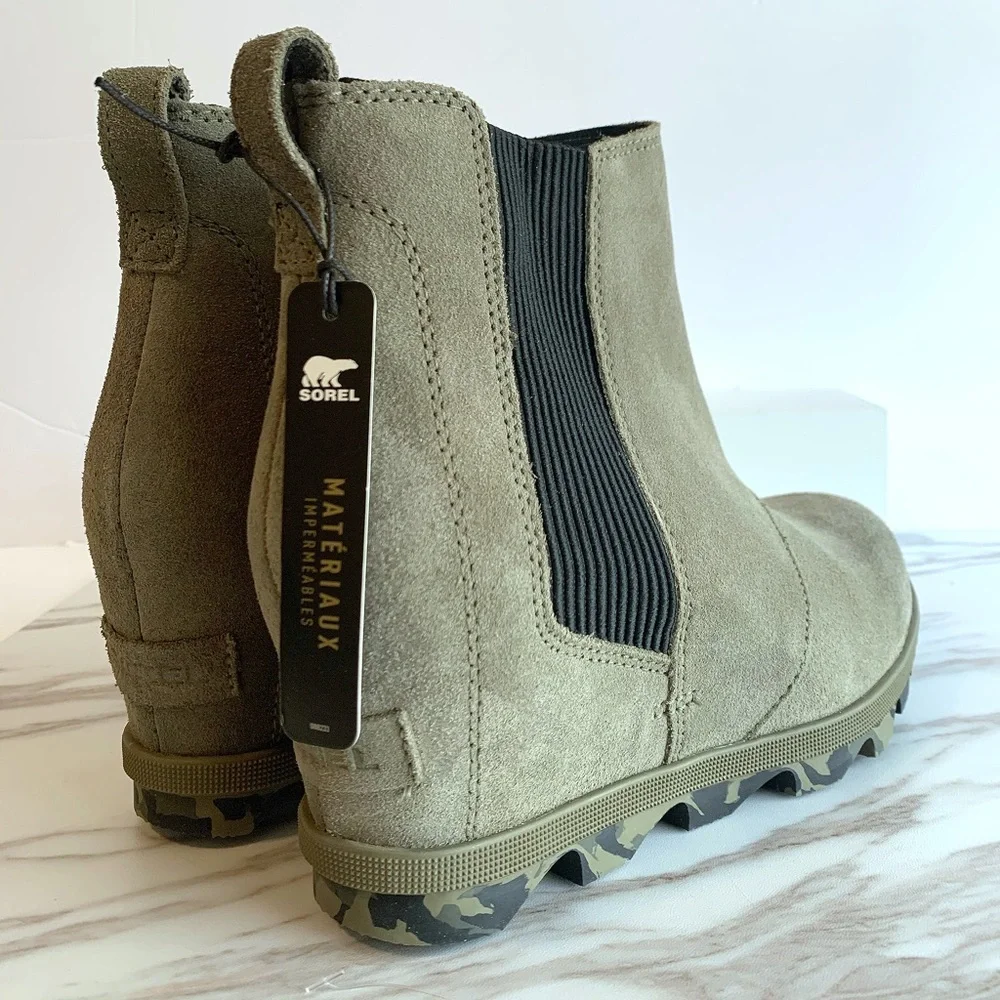 Sorel Sage Gray Joan of arctic Wedge II Chelsea - Picture 4 of 10